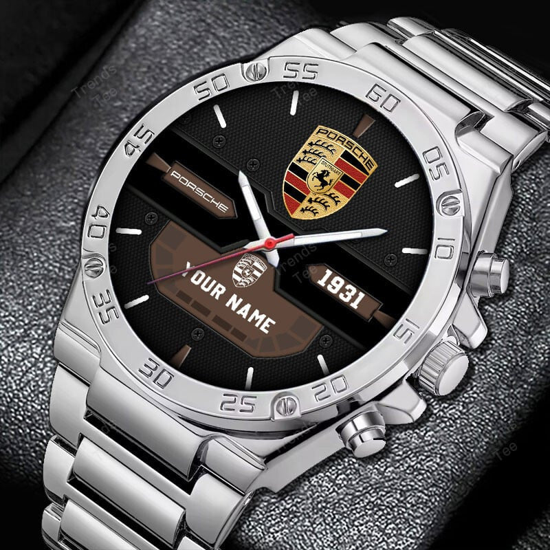 Personalized Pors Sport Luxury Dial Steel Watch V9