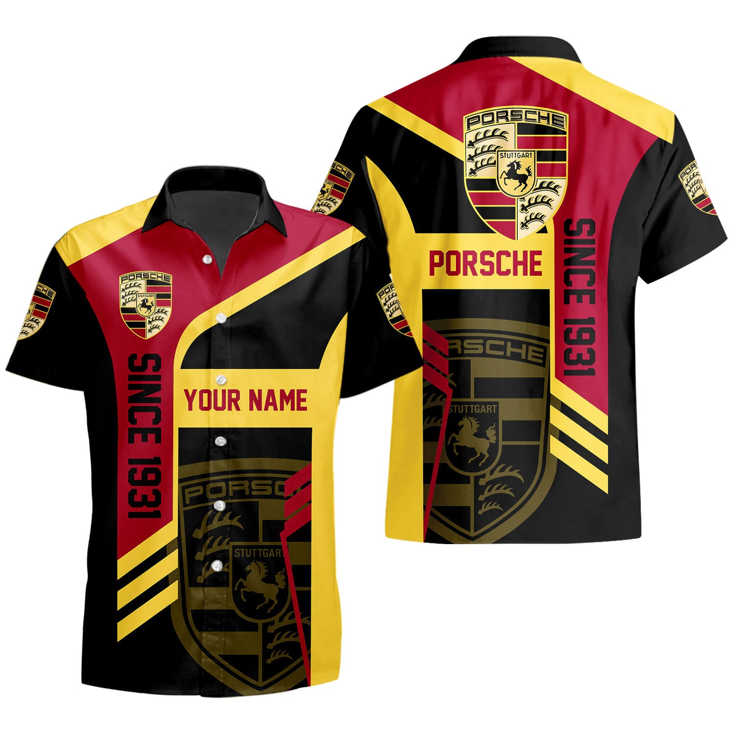 Personalized Pors Since 1931 Hawaii Shirt Beach Short