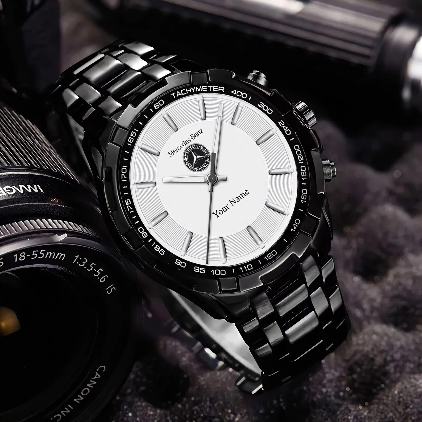 Personalized Merc Geneve Alloy Quartz Watch