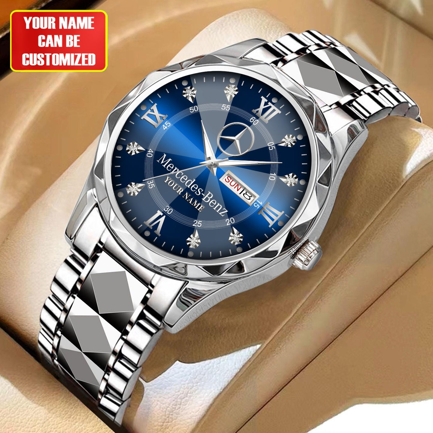 Personalized Merc Elegant Alloy Charley Watch