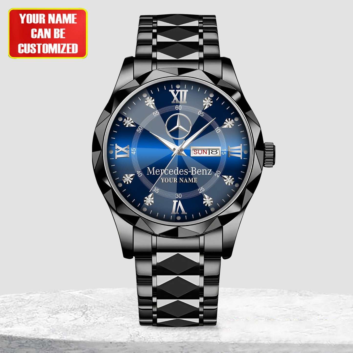 Personalized Merc Elegant Alloy Charley Watch