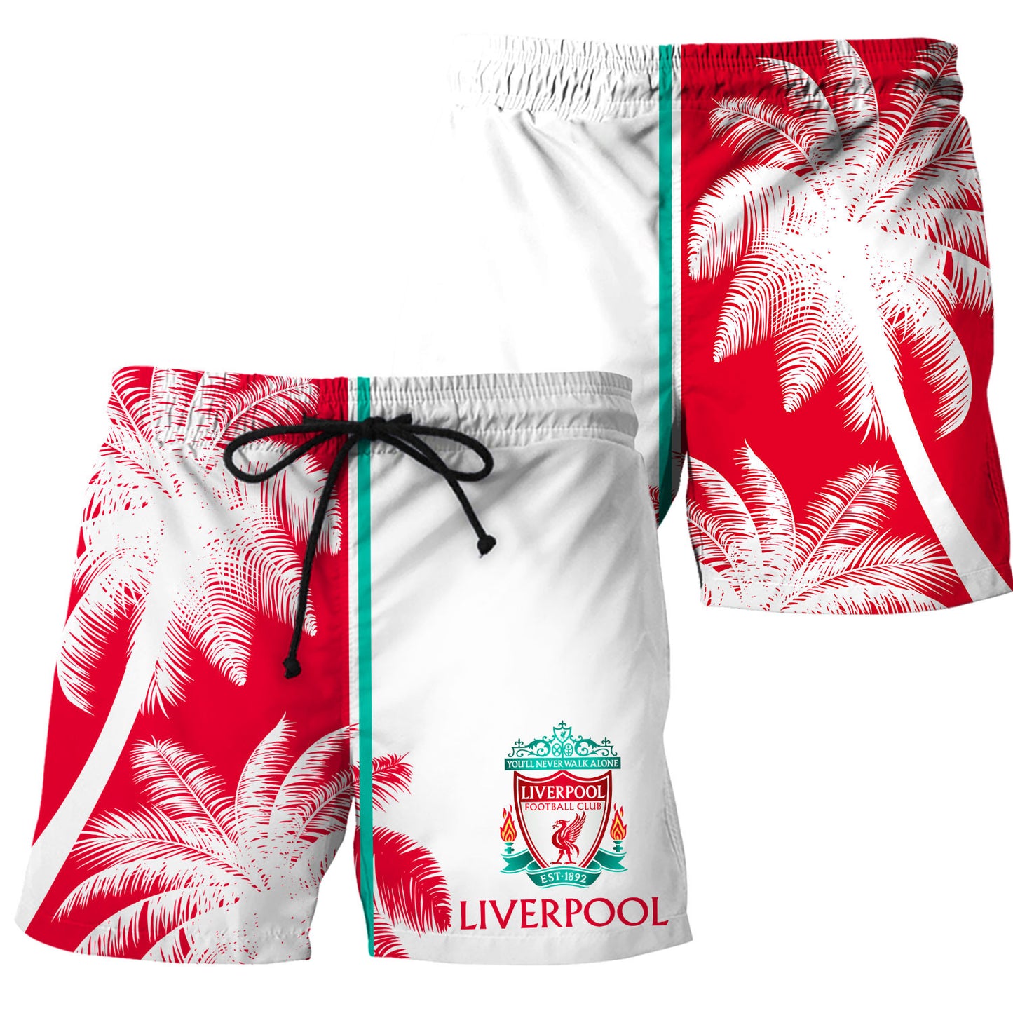 Personalized Liverpool Tropical Hawaii Shirt Beach Short