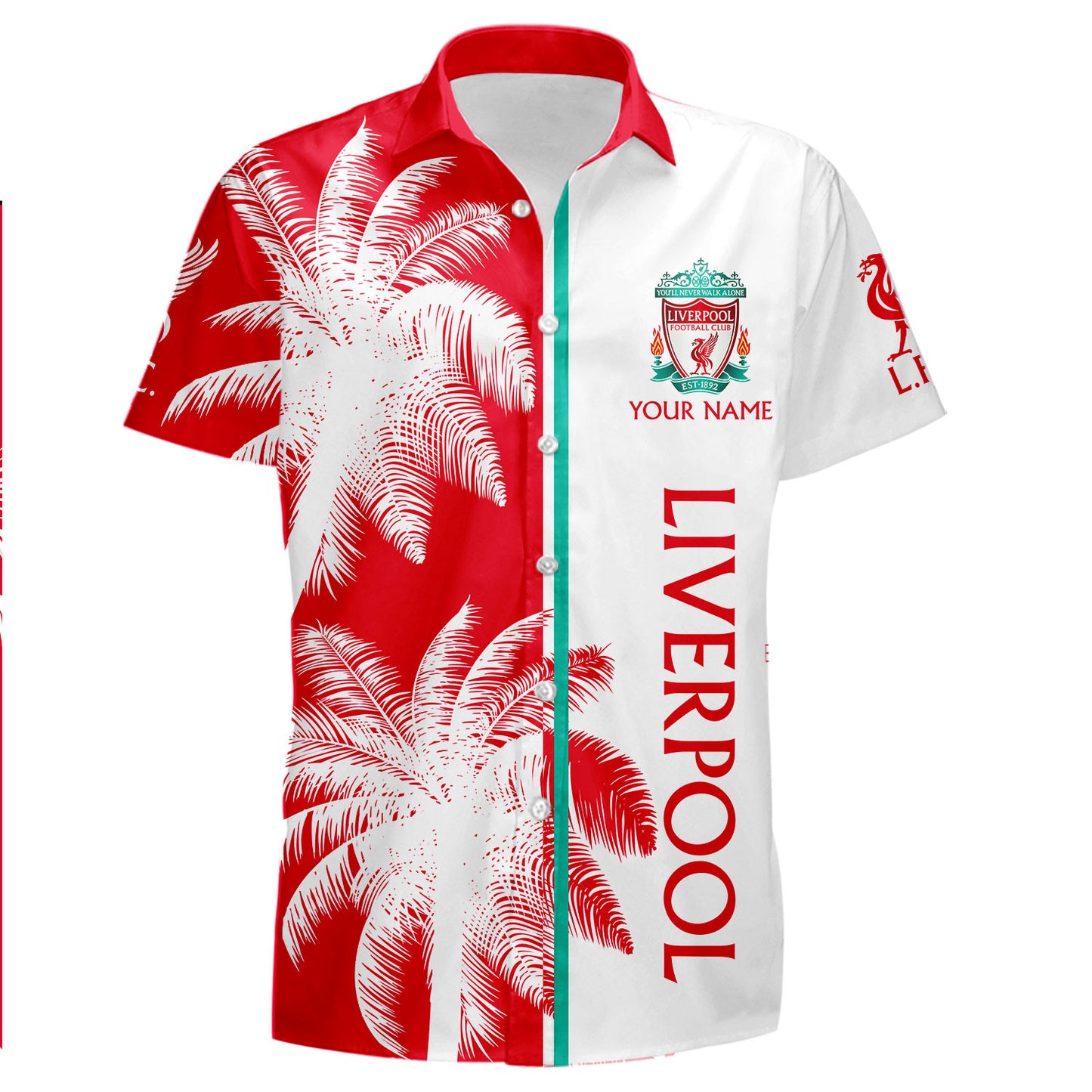 Personalized Liverpool Tropical Hawaii Shirt Beach Short