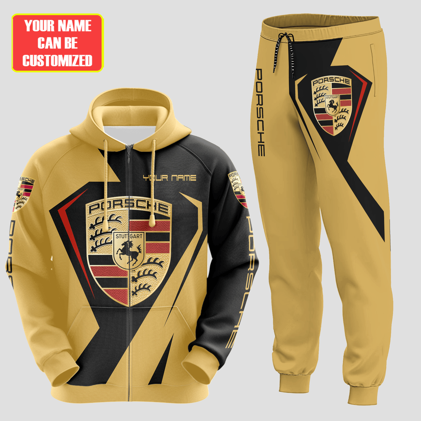 Personalized Pors Q8 3D All over Printed Hoodie and Sweatpants set