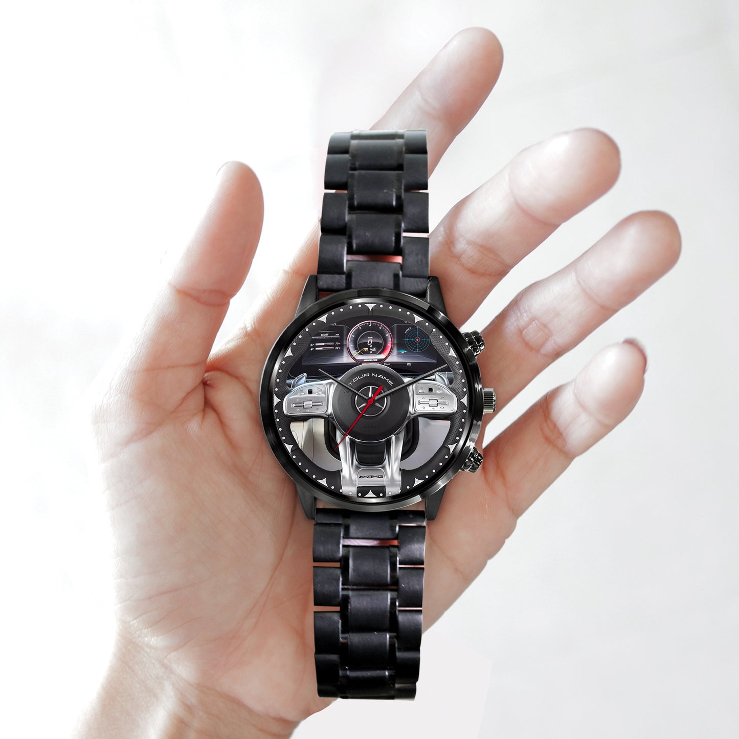 Personalized Merc G63 Cockpit Luxury Stainless Steel Watch