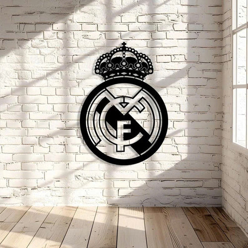 Real Metal Wall Art,Hala Madrid y nada mas Real , Metal Wall Home Decor