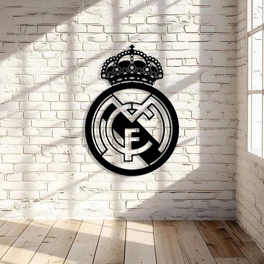 Real Metal Wall Art,Hala Madrid y nada mas Real , Metal Wall Home Decor