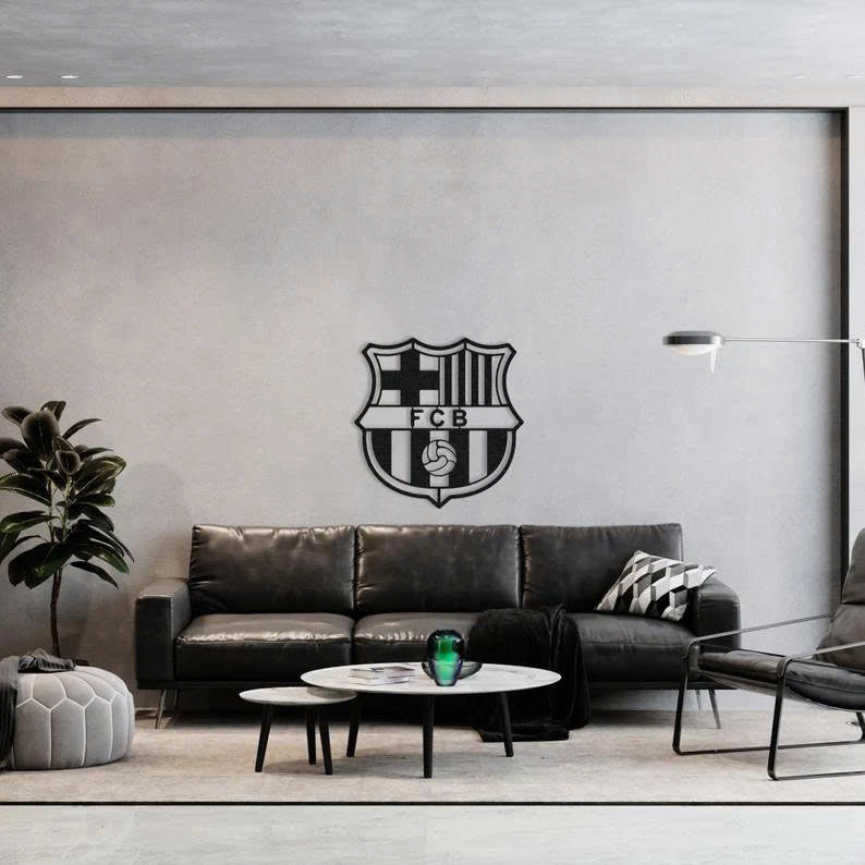 Barca Metal Wall Art, Metal Wall Home Decor , FCB Football Team