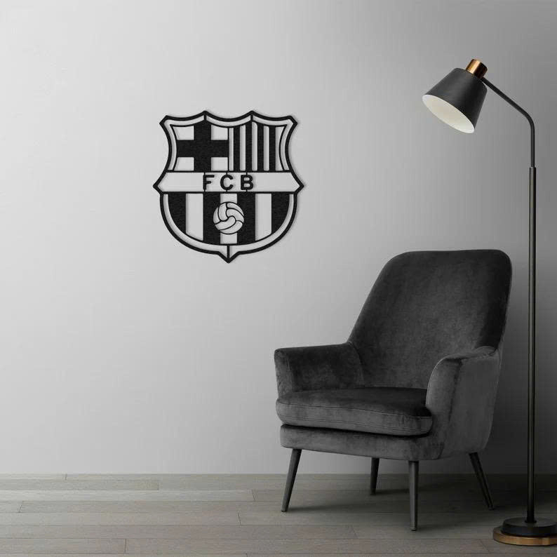 Barca Metal Wall Art, Metal Wall Home Decor , FCB Football Team