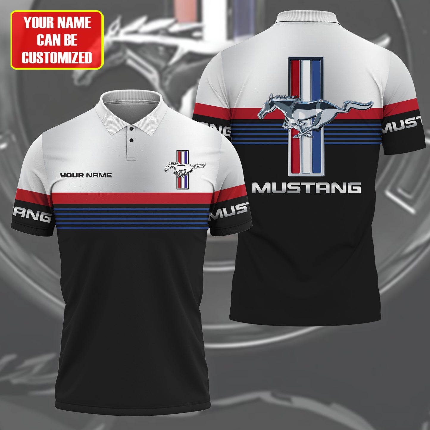 Personalized F Mustang Q4 3D Full Printing Set , F Mustang Q4 Shirt , Hoodie , Short , Polo , hawaii