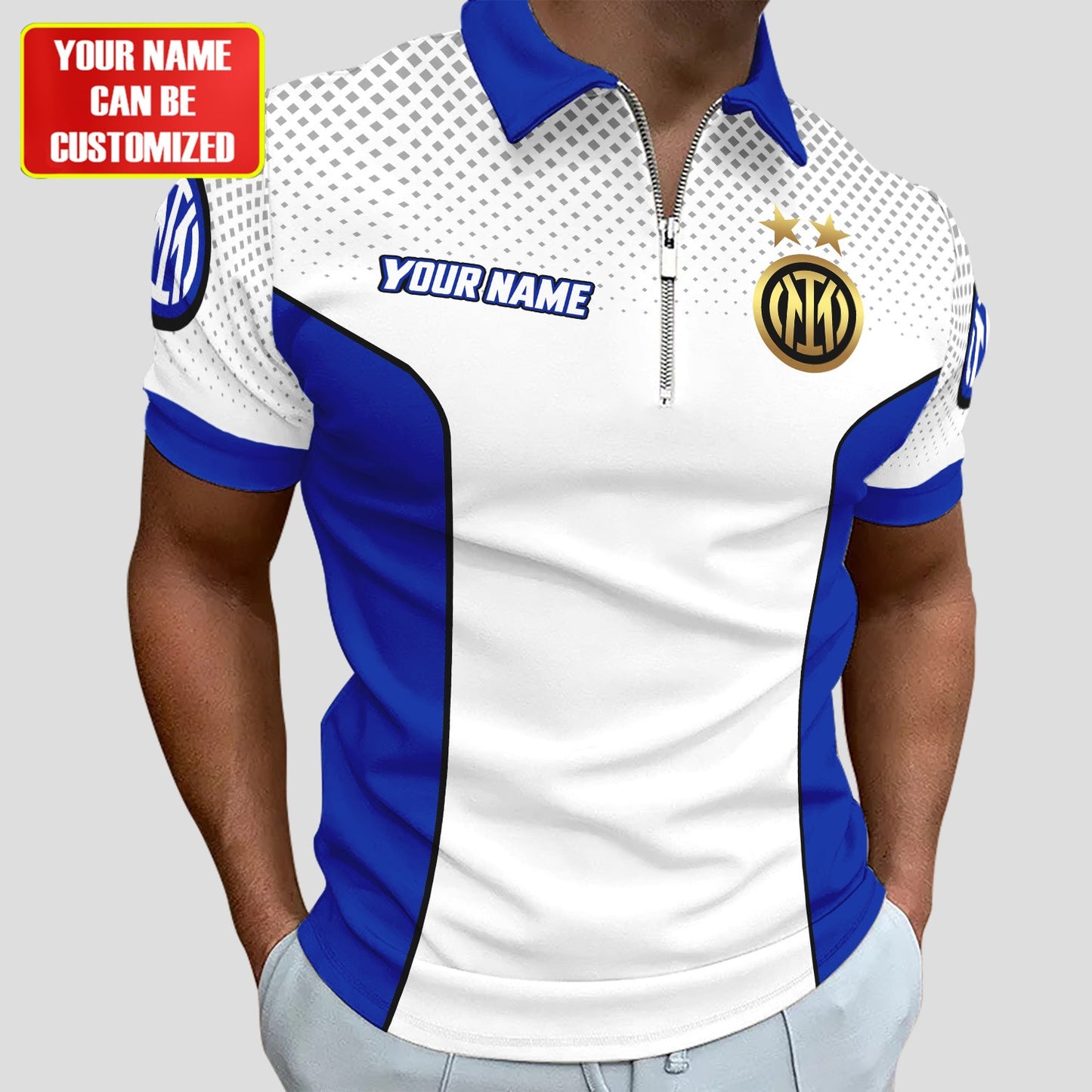 Personalized Inter Milan 3D Full Printing Set , Inter Milan Shirt,, Zipper Polo, Hoodie , Short , Polo , hawaii V4