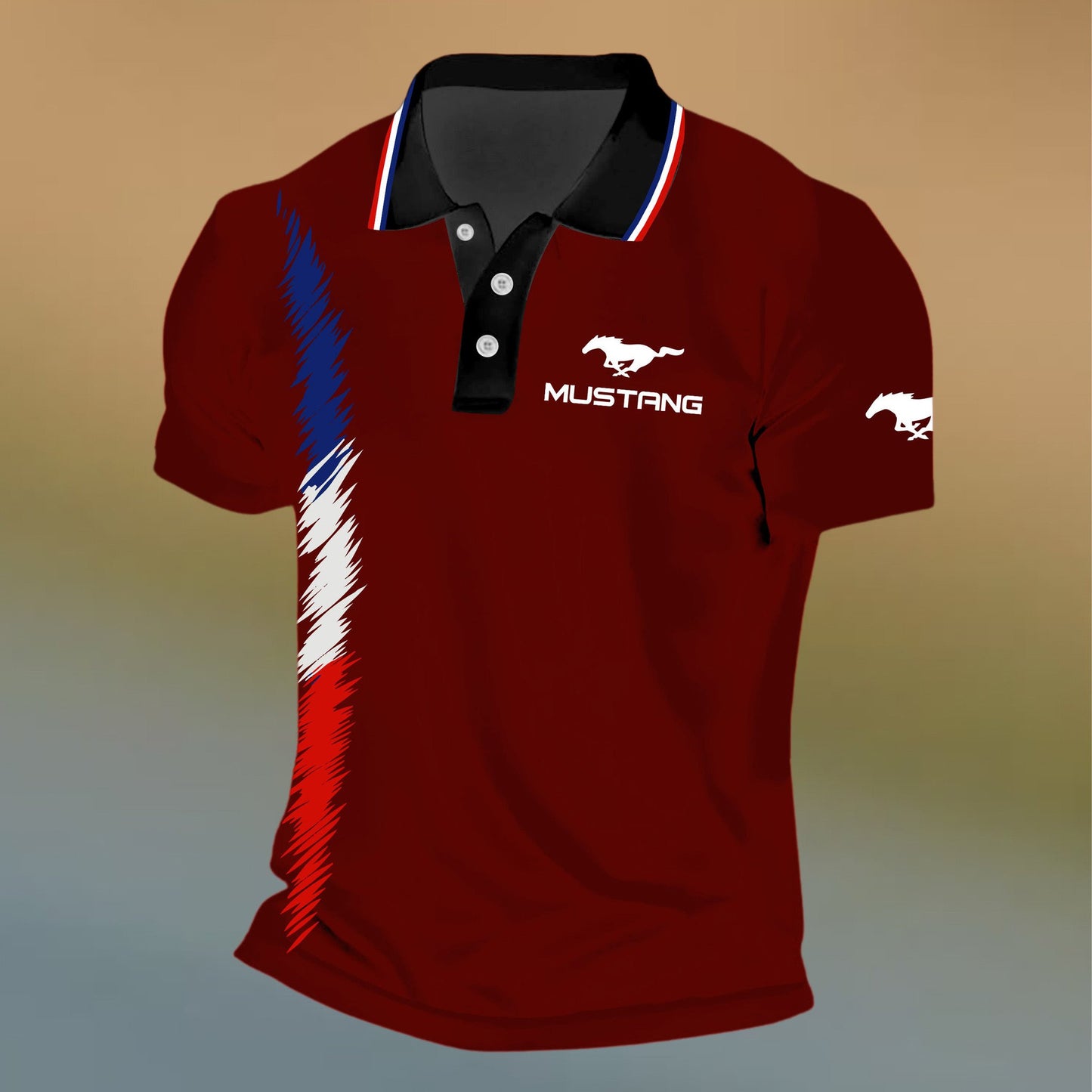 F Mustang 3D Full Printing Set , F Mustang Shirt , Zipper Polo, Hoodie , Short , Polo , hawaii