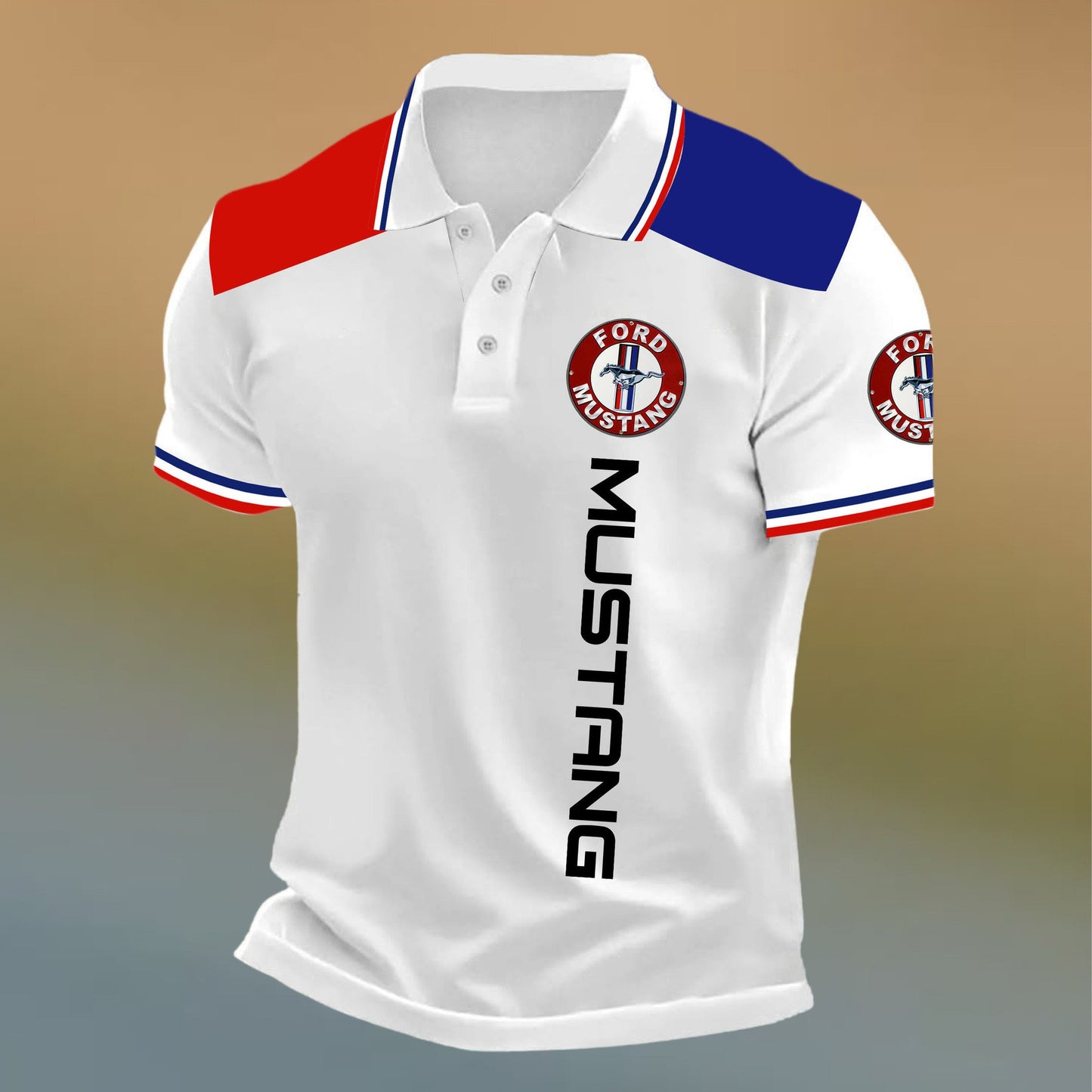 F Mustang 3D Full Printing Set , F Mustang Shirt , Zipper Polo, Hoodie , Short , Polo , hawaii V2