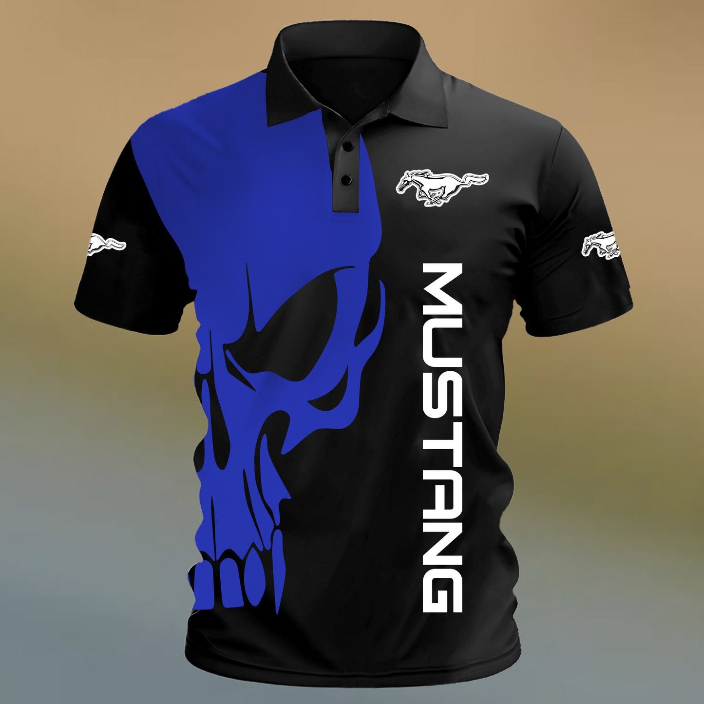 F Mustang 3D Full Printing Shirt , Zipper Polo, Hoodie , Short , Polo , hawaii