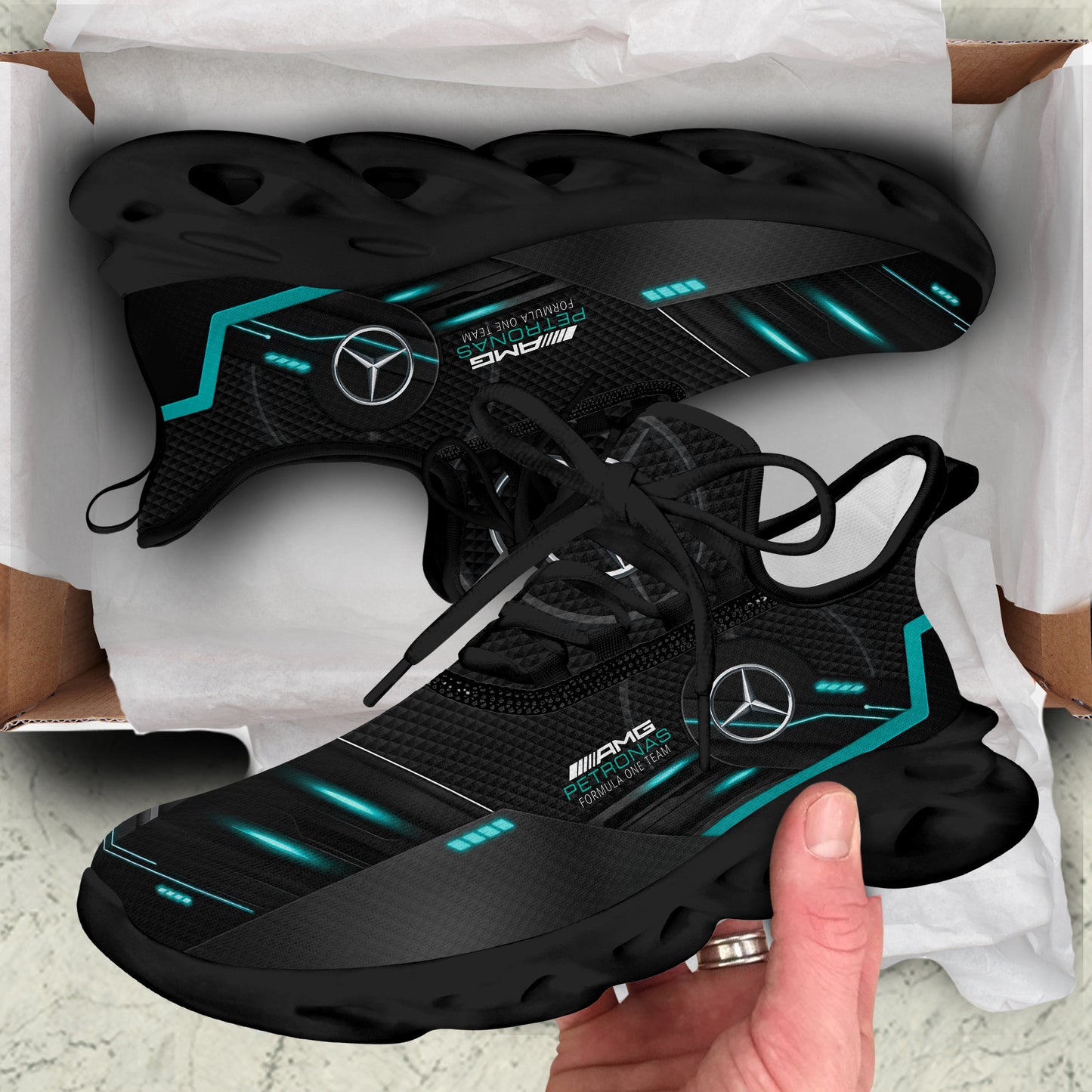 Merc AMG Petronas Chunky Custom Sneaker