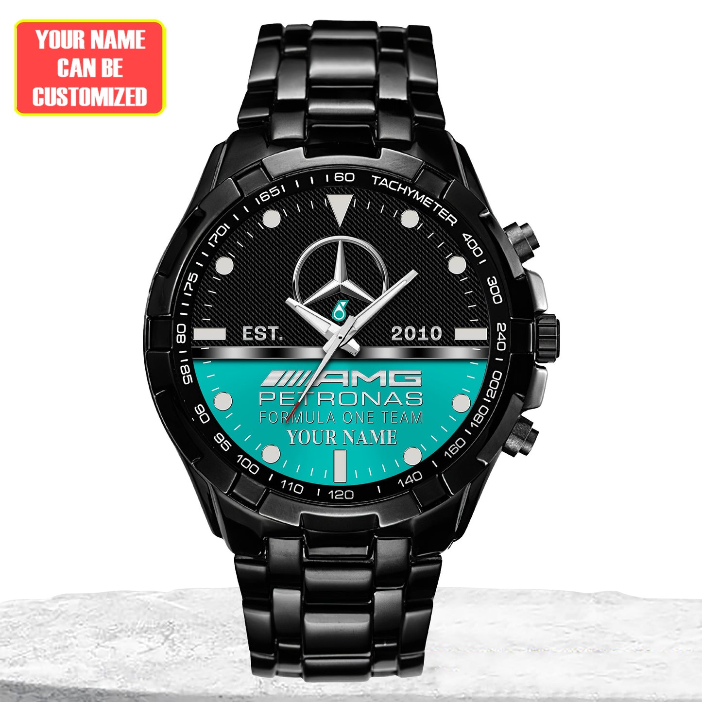 Personalized Merc AMG Petronas Alloy Quartz Watch
