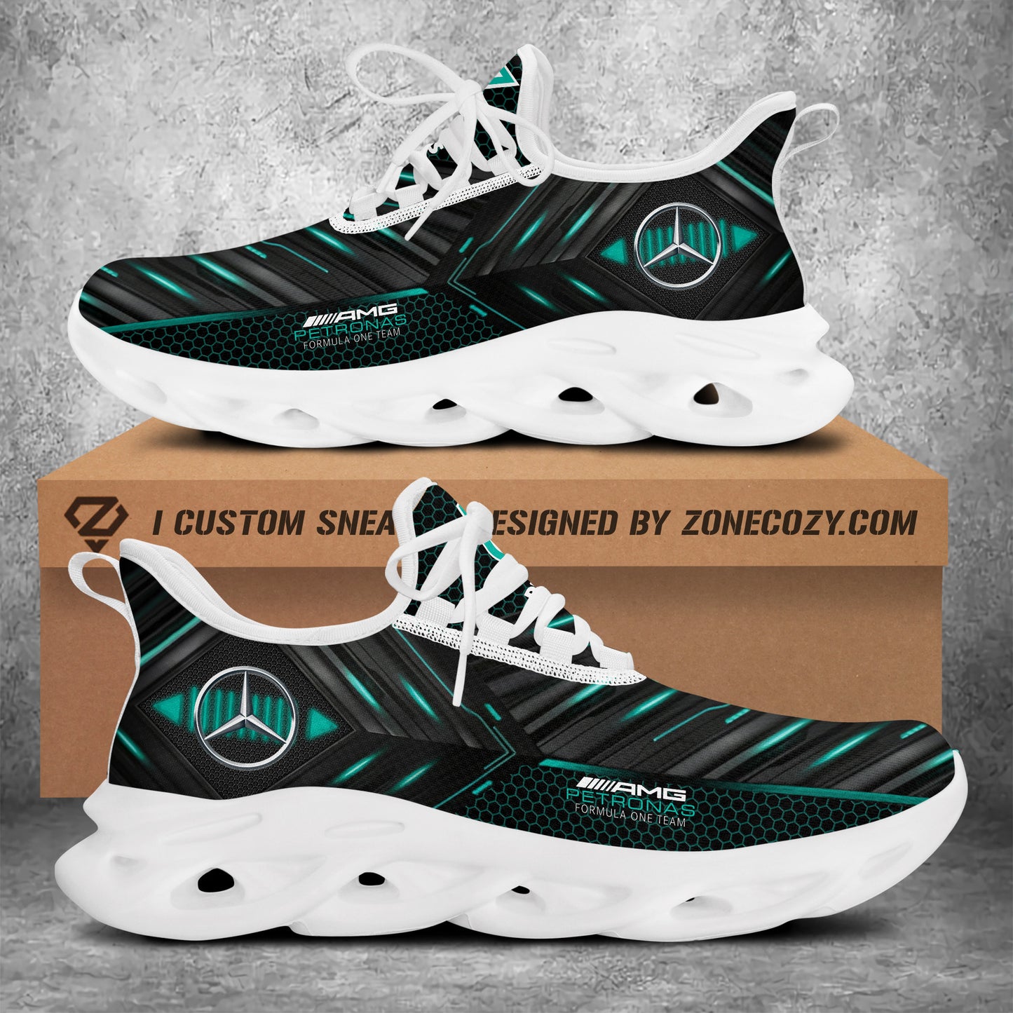Merc AMG Petronas Sport Chunky Custom Sneaker