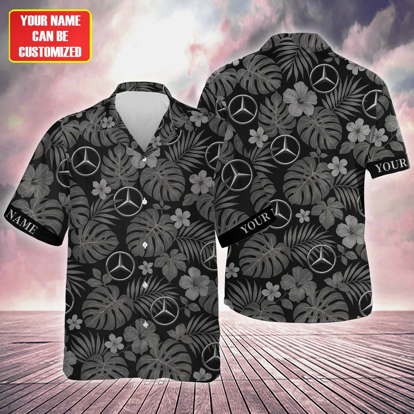 Personalized Merc Tropical Hawaii Shirt Beach Short