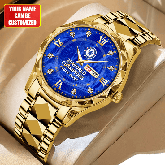 Personalized Chelsea Champions Alloy Charley Watch