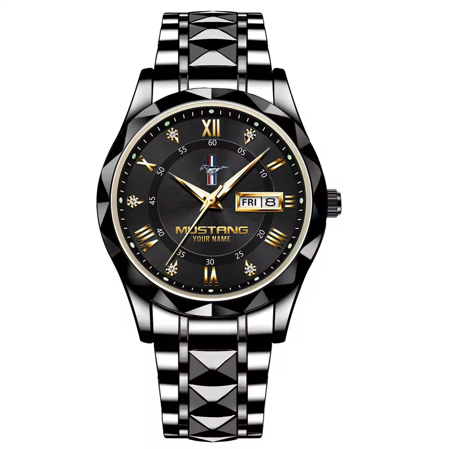 Personalized F Mustang Sport Luxury Alloy Charley Watch