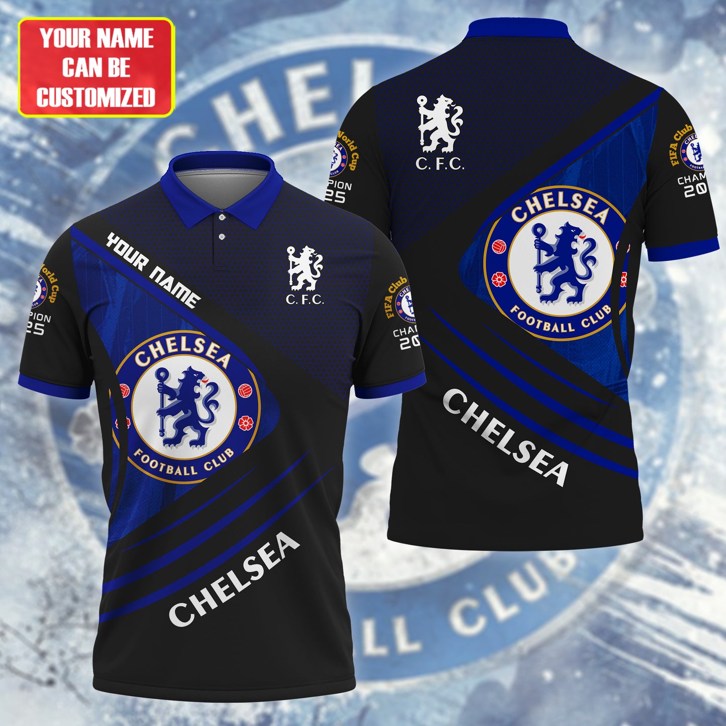 Personalized Chelsea World Champions 3D Full Printing Set , Chelsea Shirt , Hoodie , Short , Polo ,hawaii V3