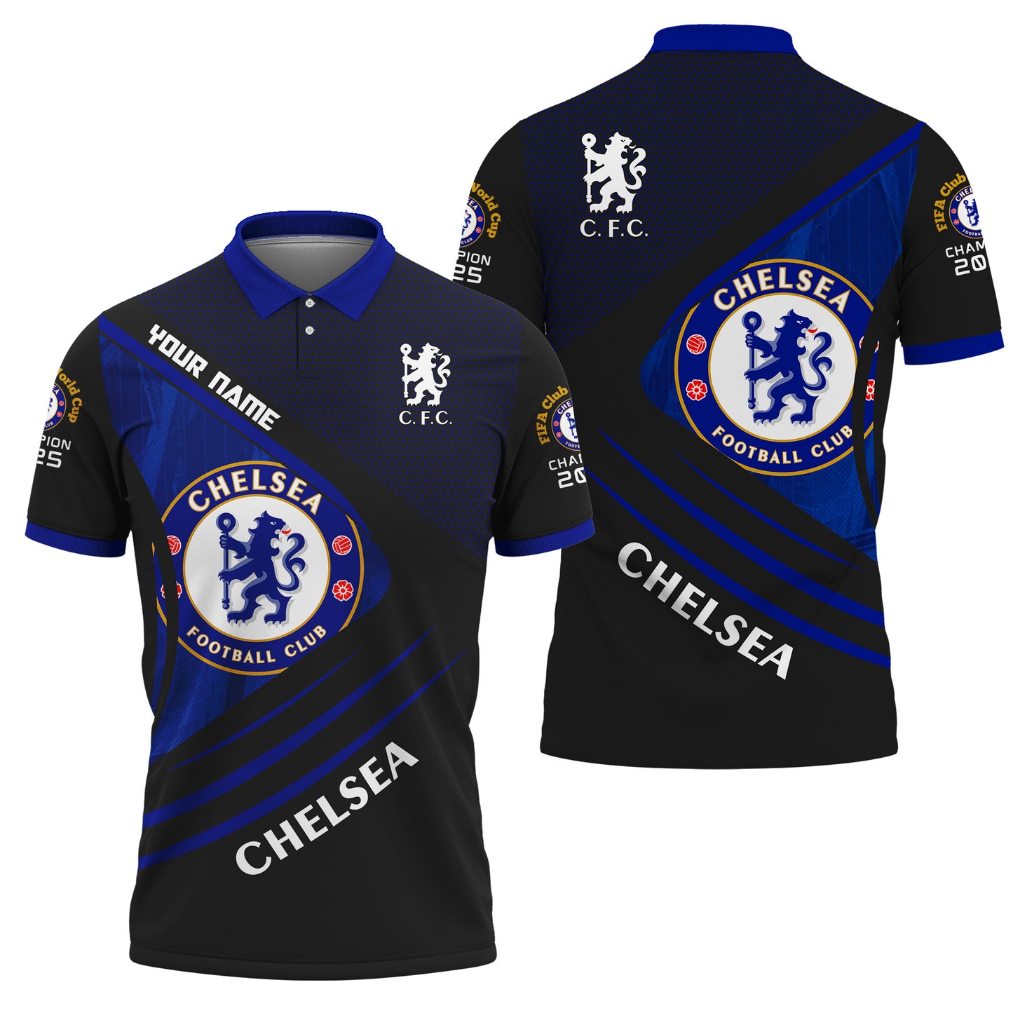 Personalized Chelsea World Champions 3D Full Printing Set , Chelsea Shirt , Hoodie , Short , Polo ,hawaii V3