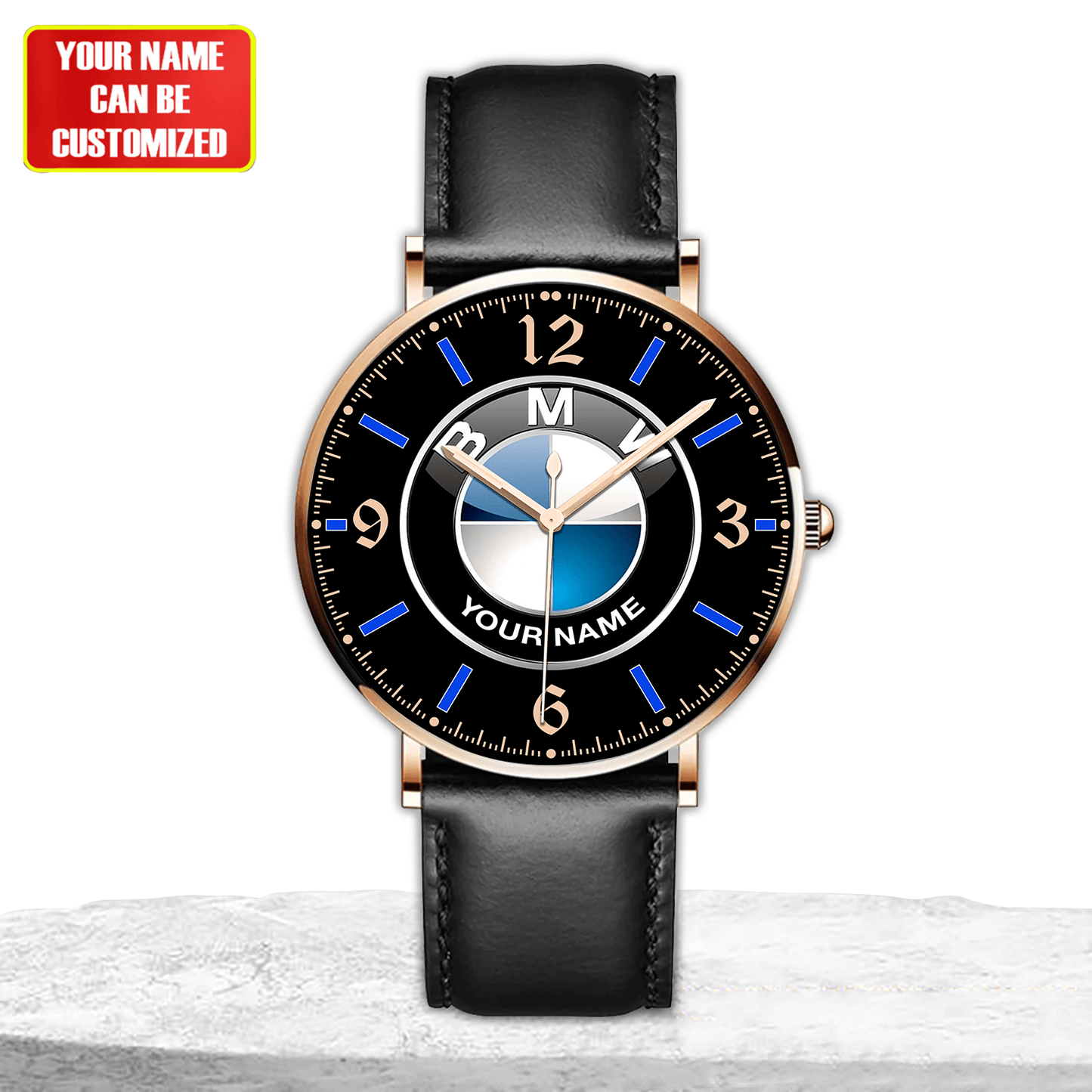 Personalized BW Quartz Leather Watch P180705