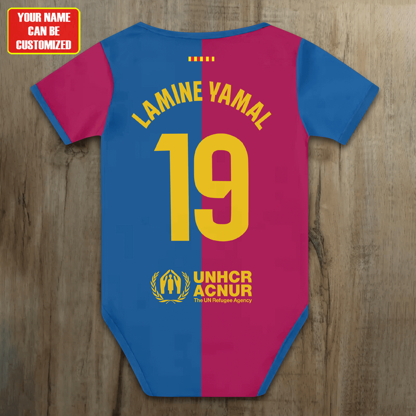 Customized Barcelona Yamal Soccer Jersey , Baby Rib Bodysuit Sizes