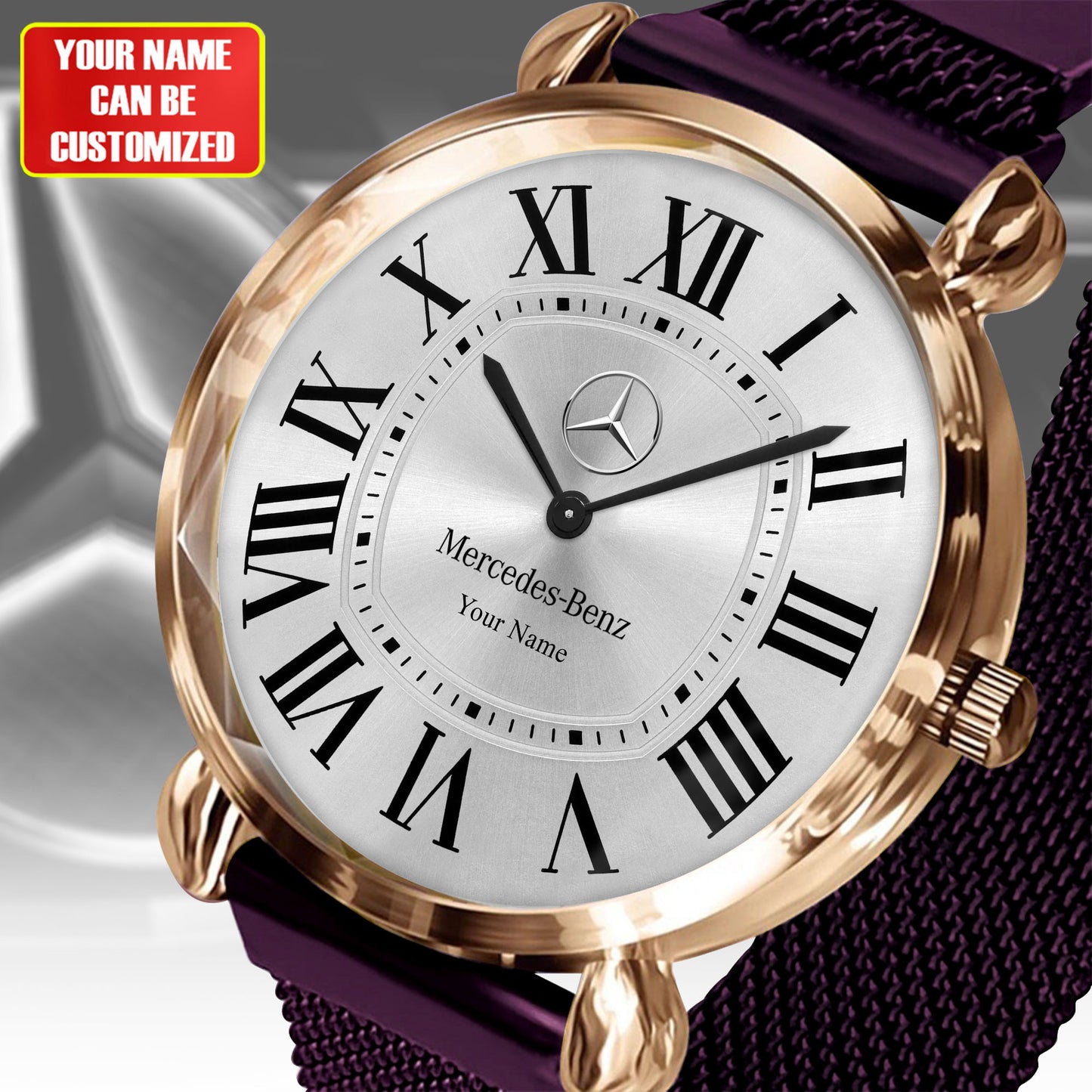 Personalized Merc Cartier Women Hand Watch