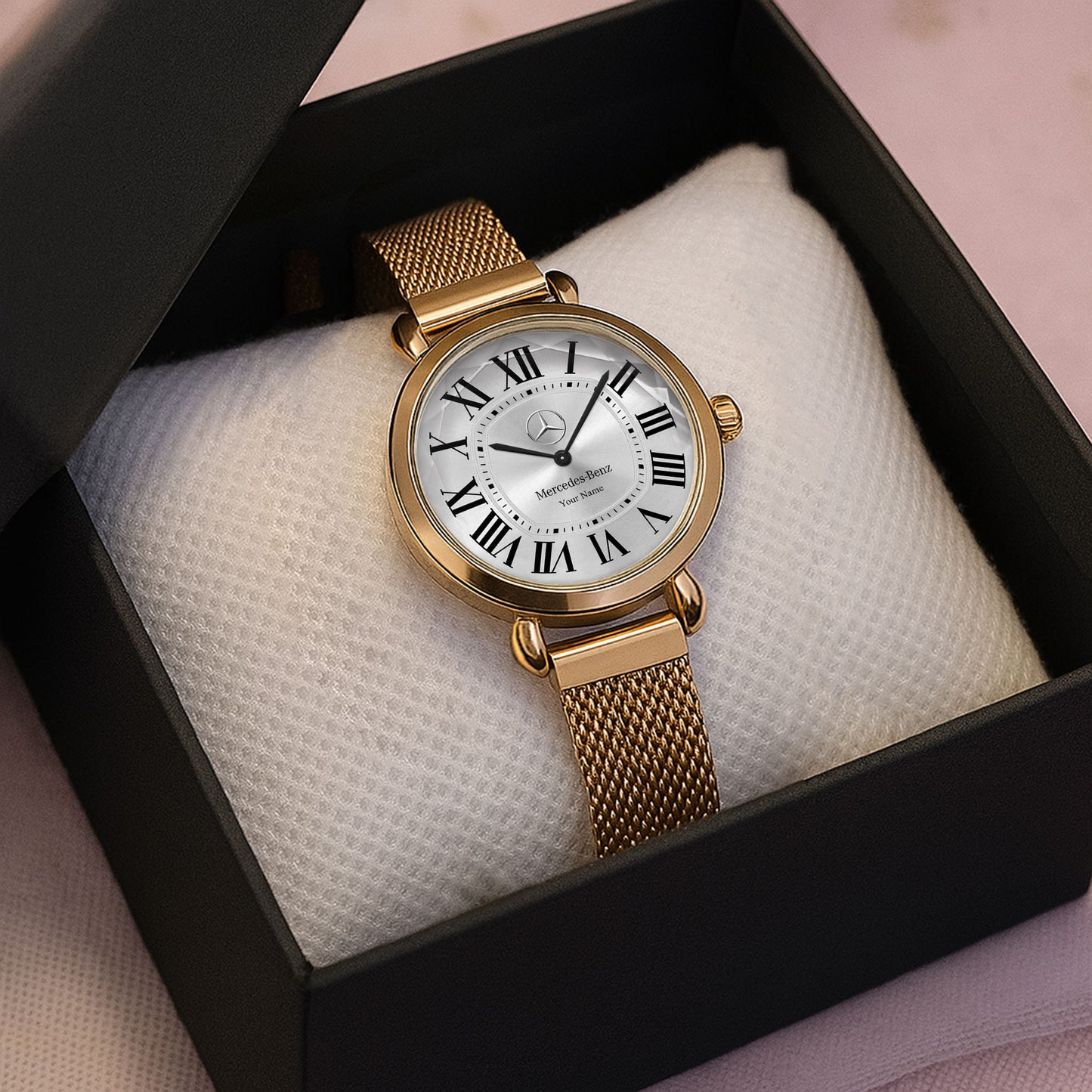 Personalized Merc Cartier Women Hand Watch