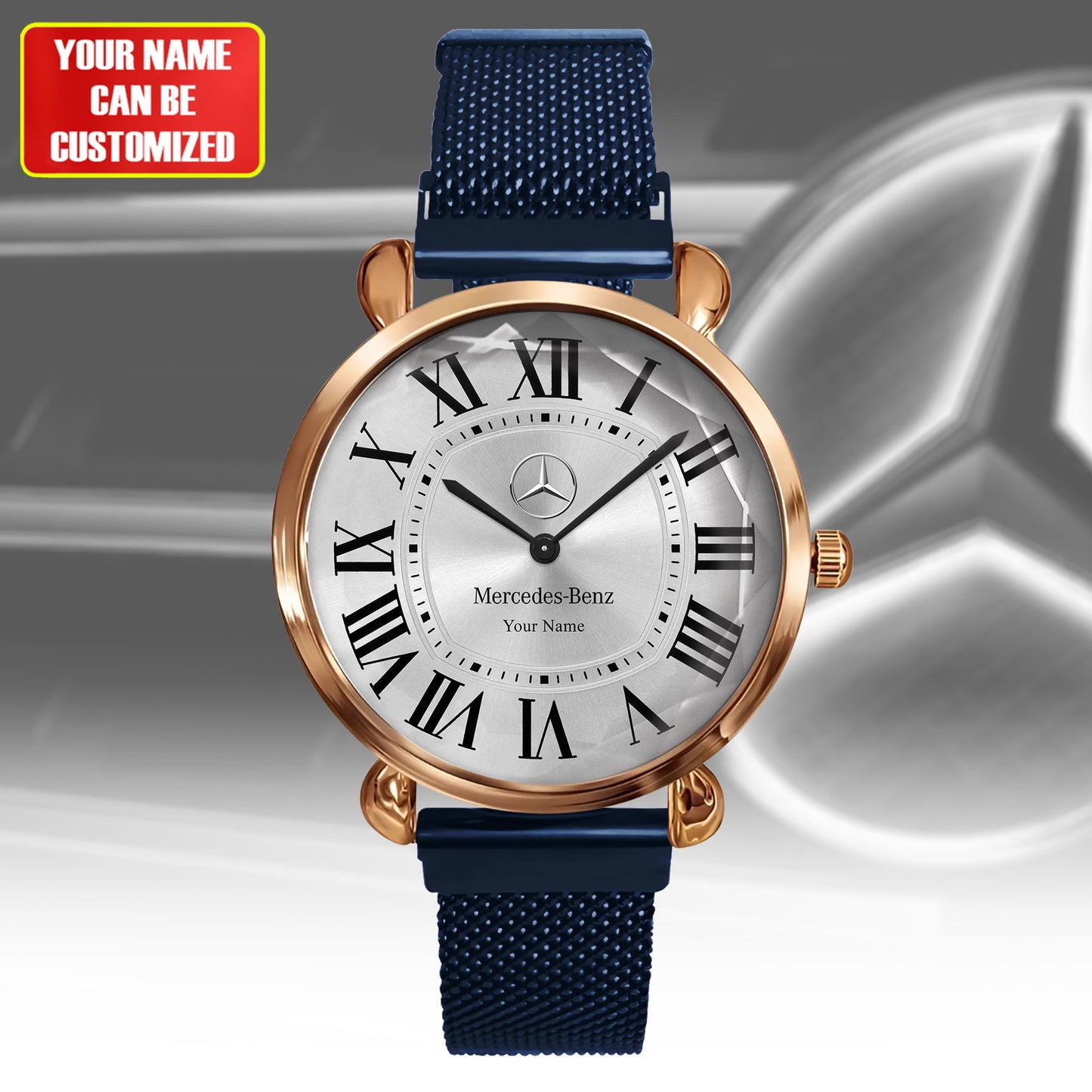 Personalized Merc Cartier Women Hand Watch