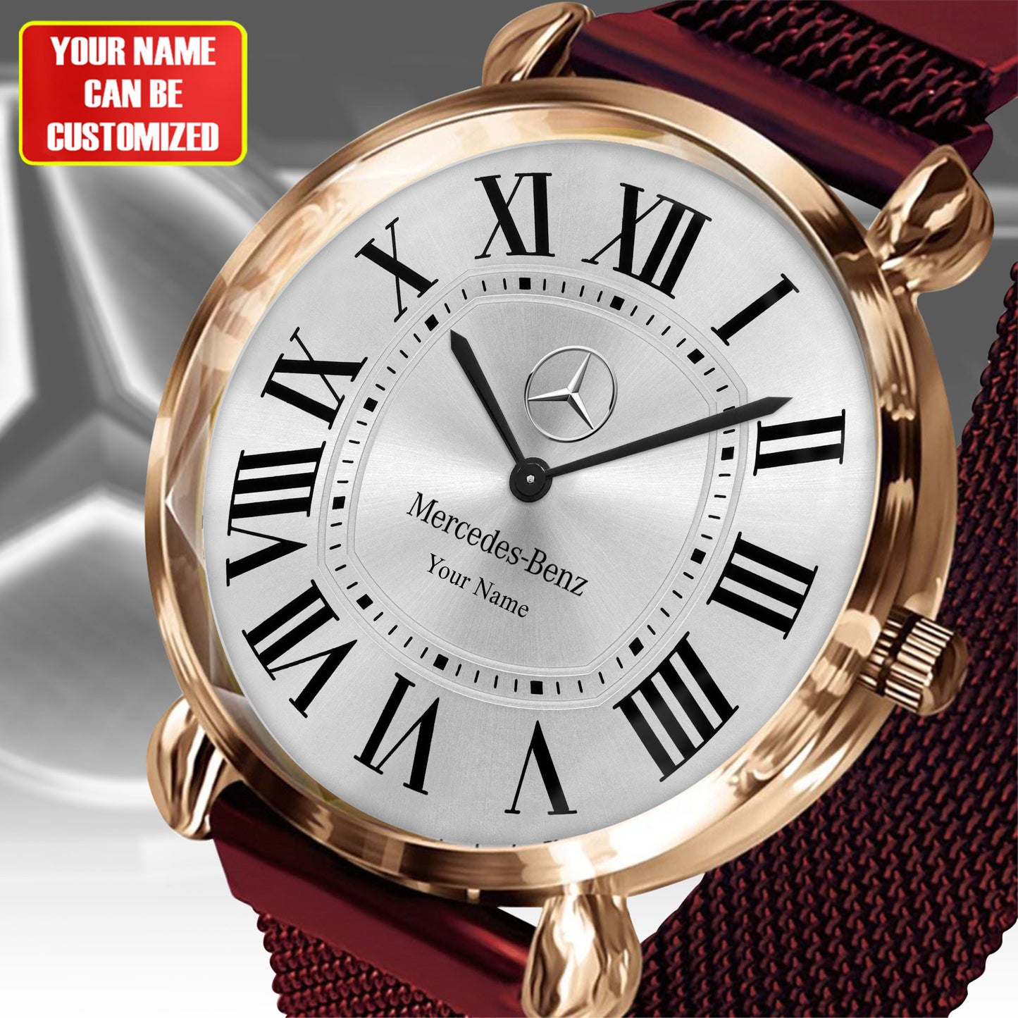 Personalized Merc Cartier Women Hand Watch