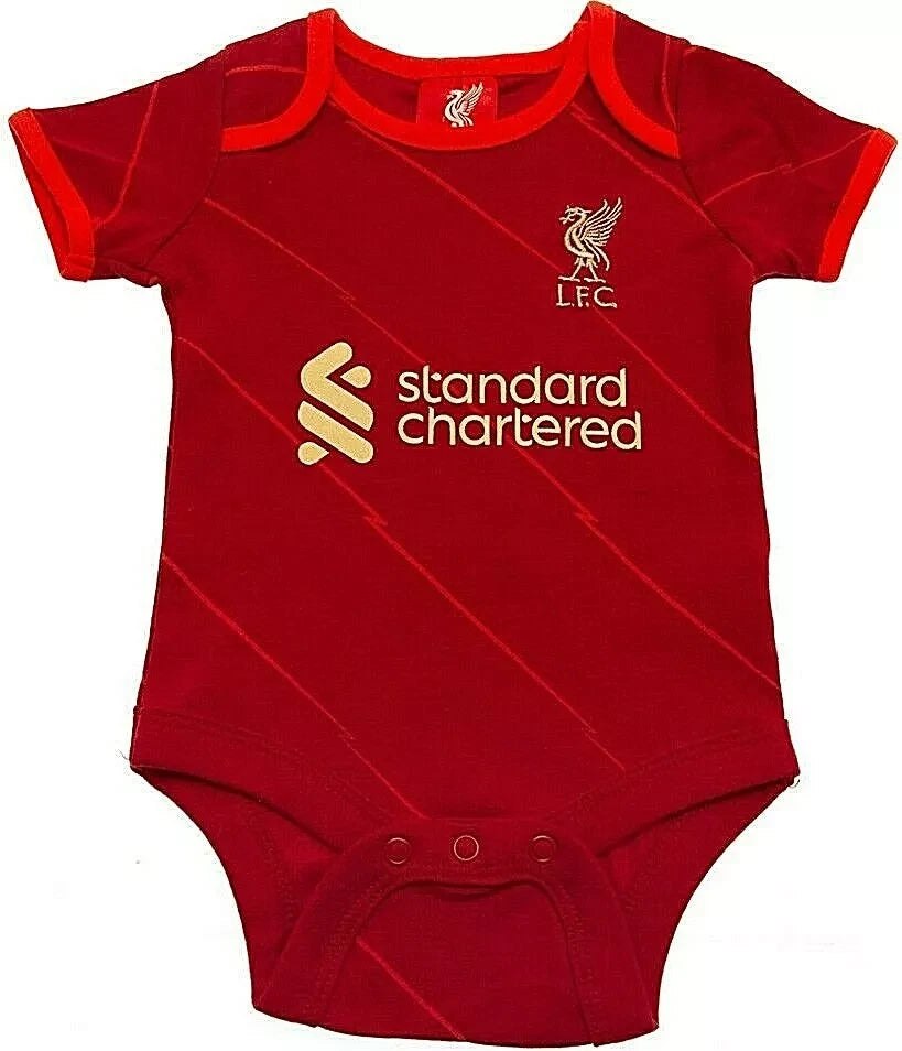 Customized Liverpool Soccer Jersey , Baby Rib Bodysuit Sizes V6