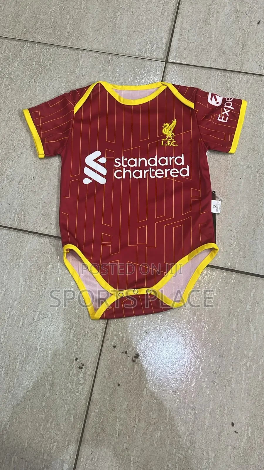 Customized Liverpool Soccer Jersey , Baby Rib Bodysuit Sizes V7
