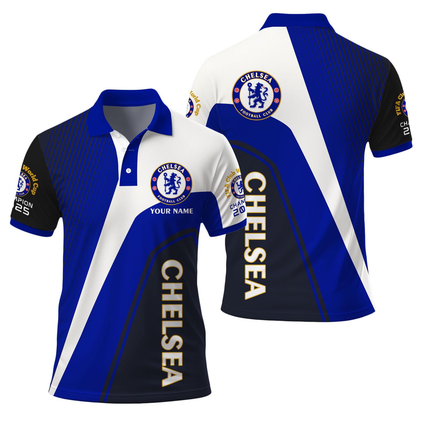 Personalized Chelsea World Champions 3D Full Printing Set , Chelsea Shirt , Hoodie , Short , Polo ,hawaii V4