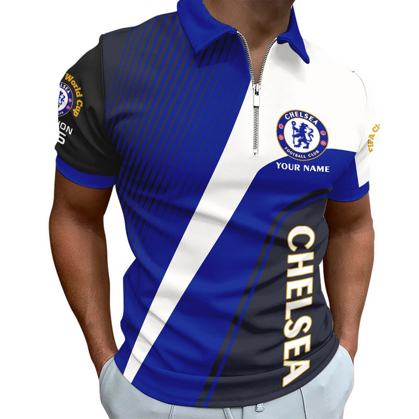 Personalized Chelsea World Champions 3D Full Printing Set , Chelsea Shirt , Hoodie , Short , Polo ,hawaii V4