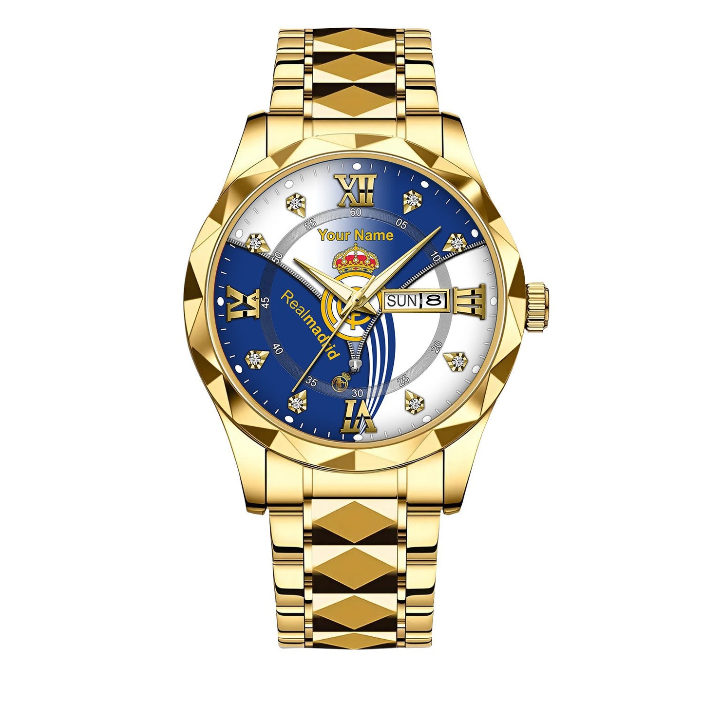 Personalized Real Madrid Sport Alloy Charley Watch V4
