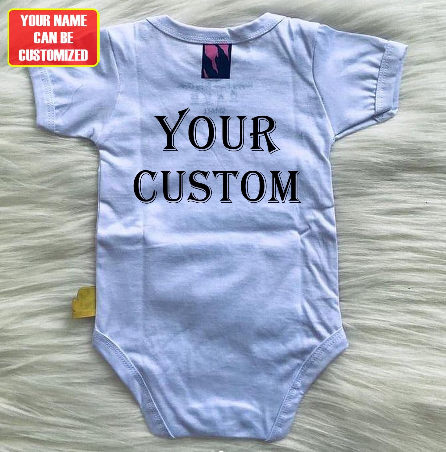 Customized Real Madrid Soccer Jersey , Baby Rib Bodysuit Sizes V2