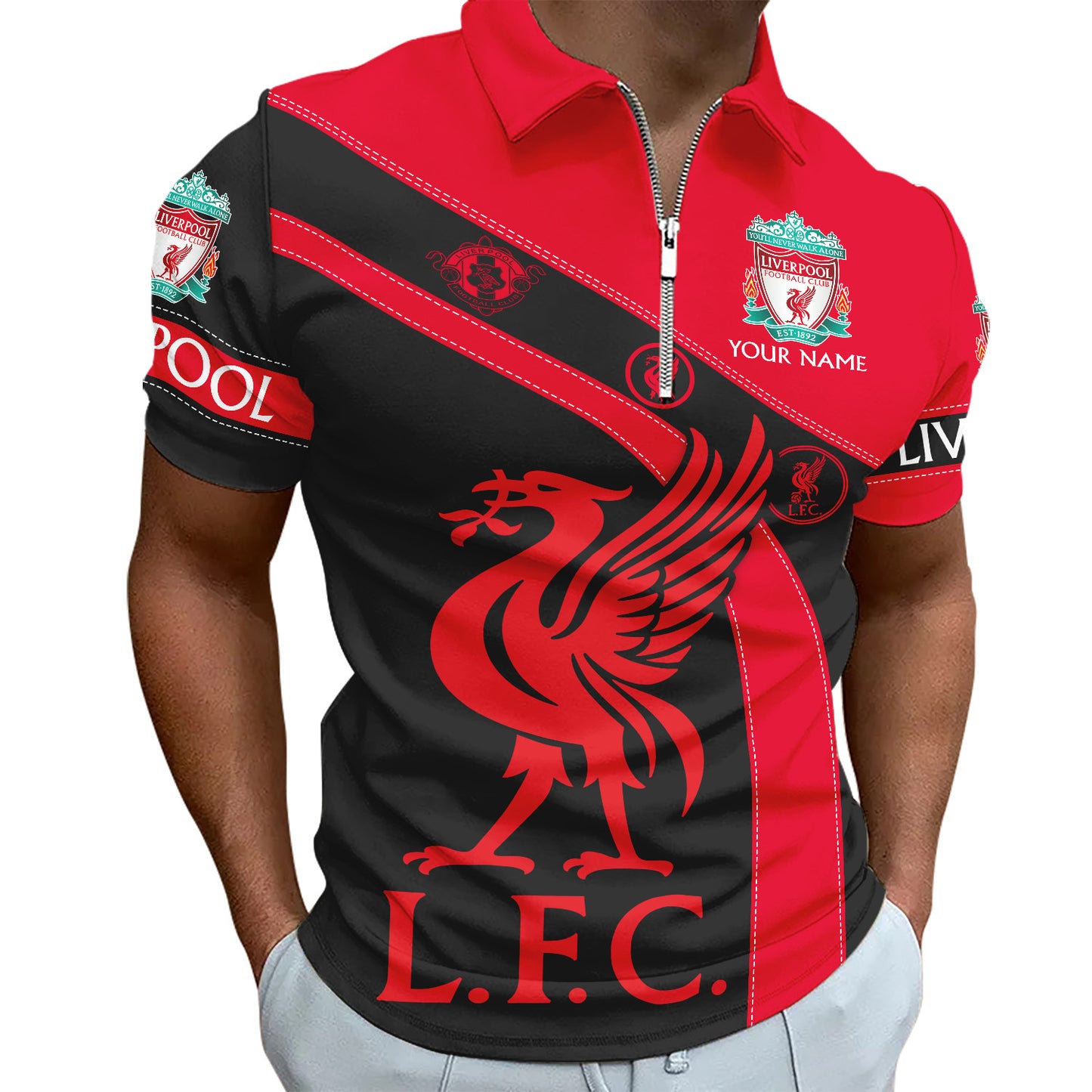 Personalized Liverpool Q17 3D Full Printing Set ,Liverpool Q17 Shirt , Hoodie , Short , Polo ,hawaii
