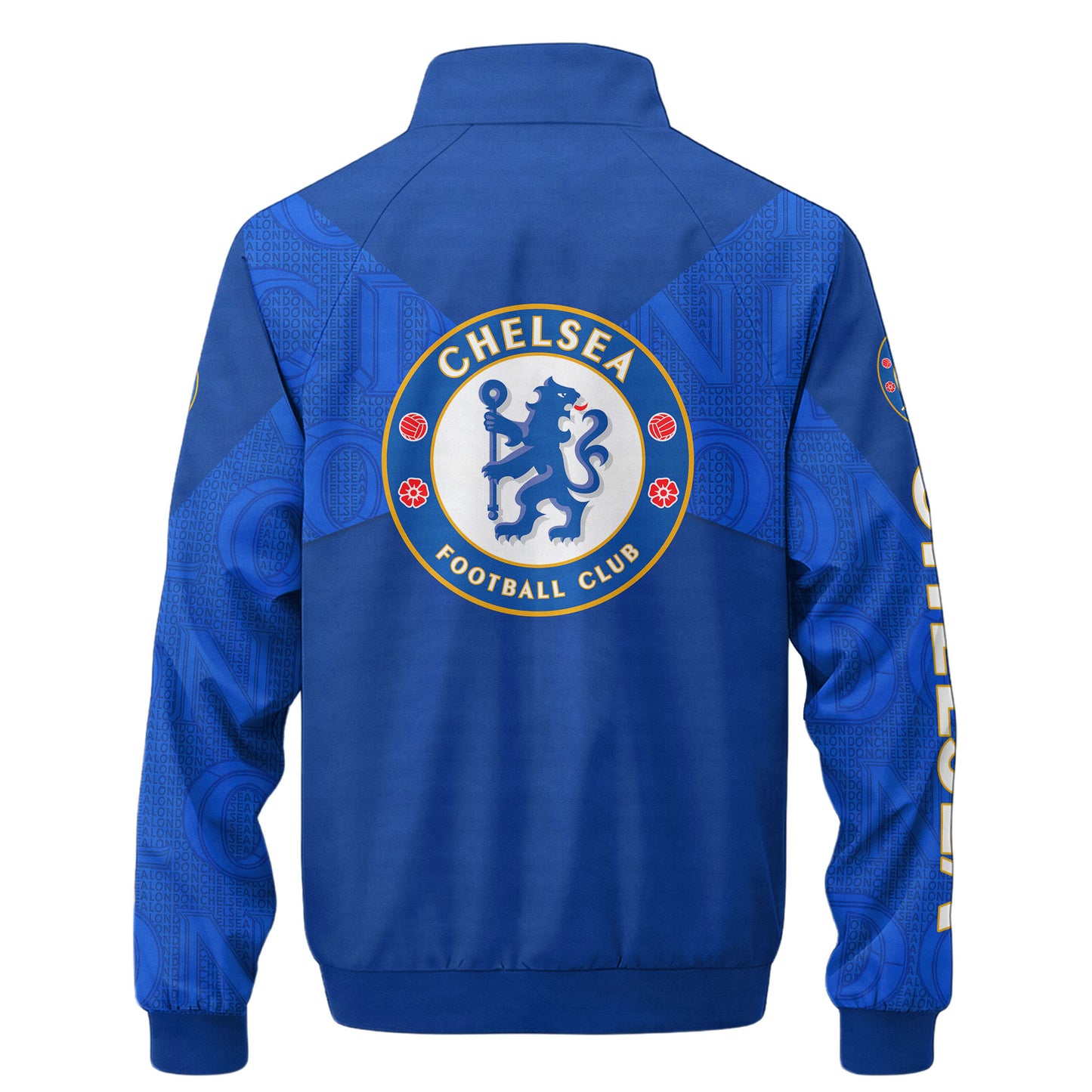 Personalized Chelsea Sport Zipper Stand Collar Jacket