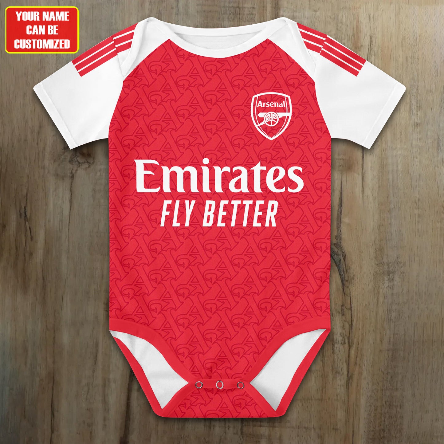 Customized Arsenal Soccer Jersey , Baby Rib Bodysuit Sizes
