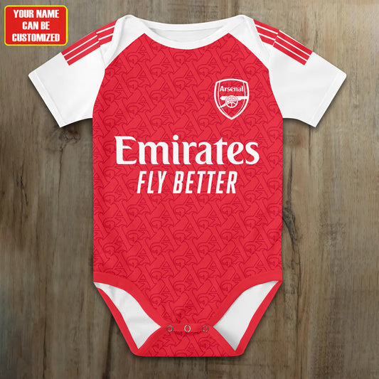 Customized Arsenal Soccer Jersey , Baby Rib Bodysuit Sizes