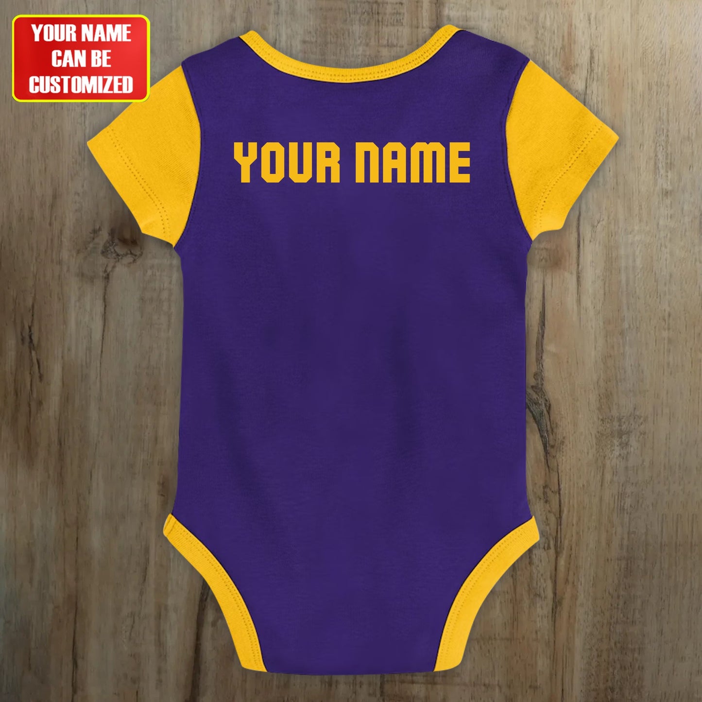 Customized LAL Basketball Jersey , Baby Rib Bodysuit Sizes V6