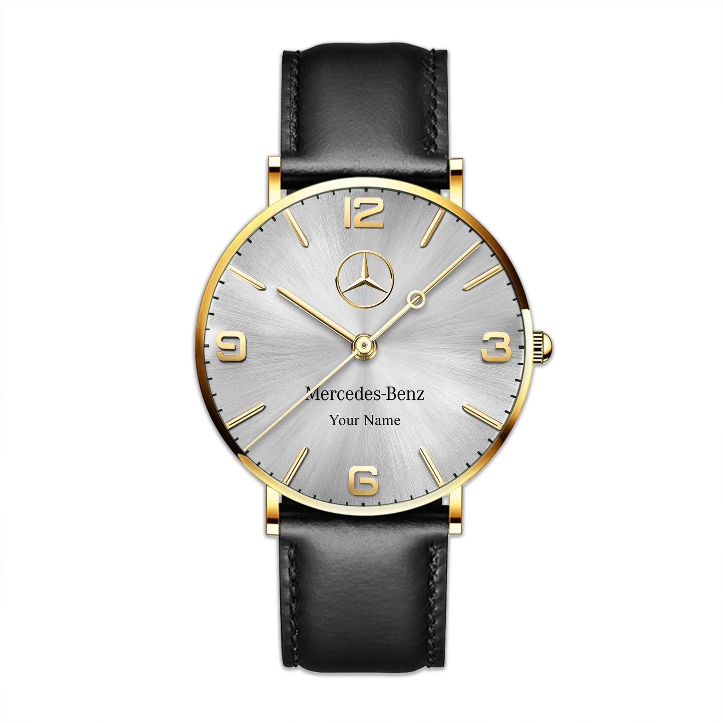 Personalized Merc CODE 11.59 Quartz Leather Watch Q280705