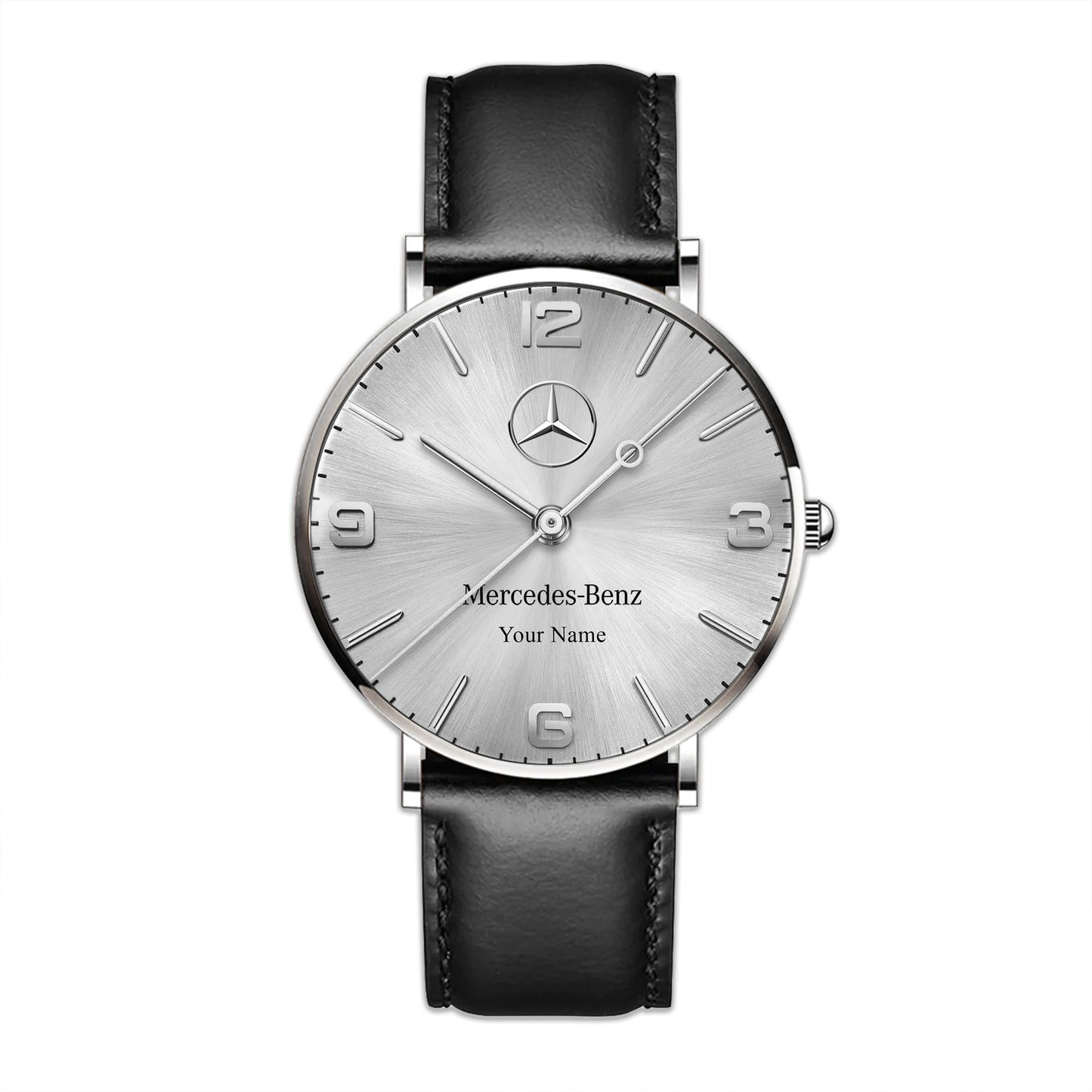 Personalized Merc CODE 11.59 Quartz Leather Watch Q280705