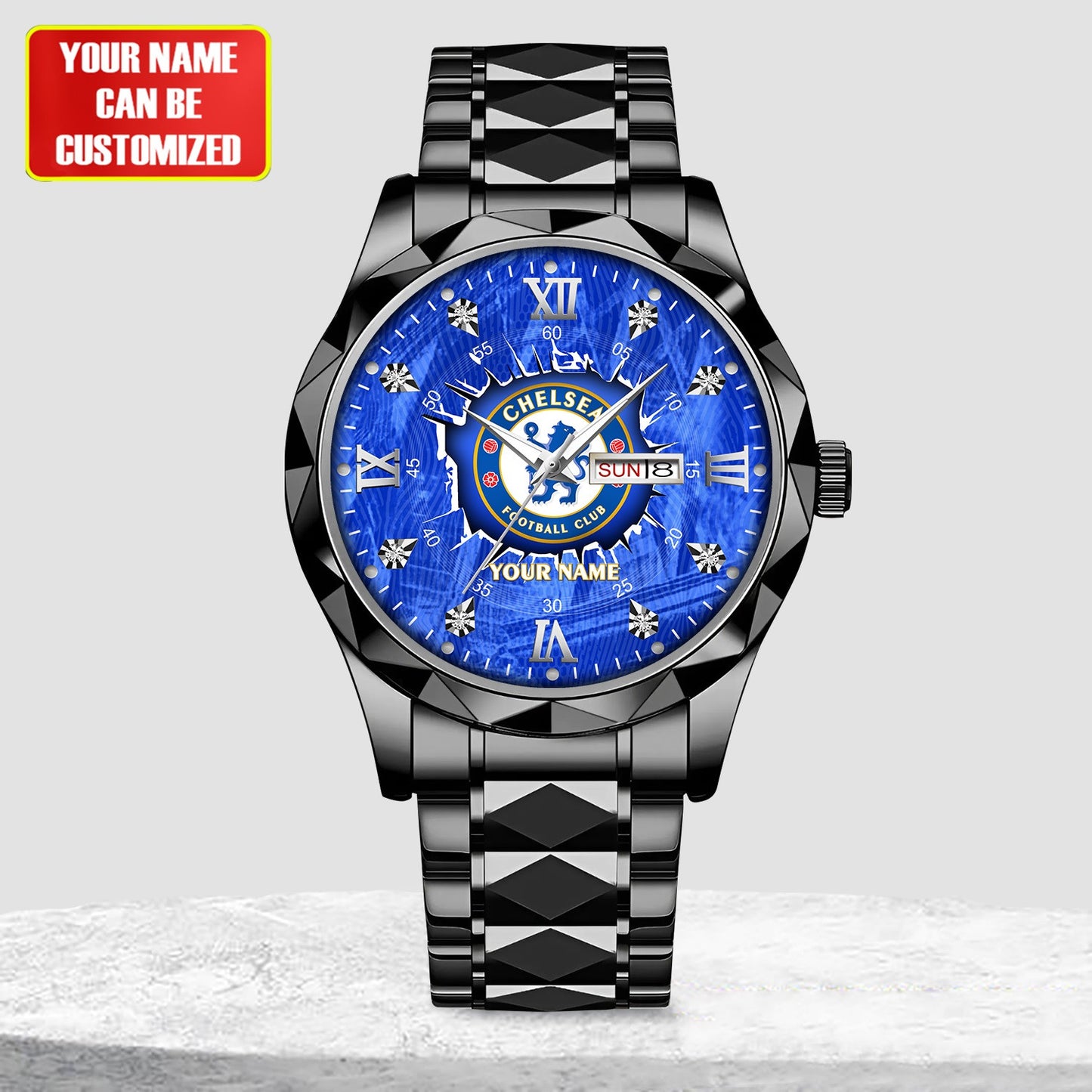 Personalized Chelsea Champions Alloy Charley Watch V2