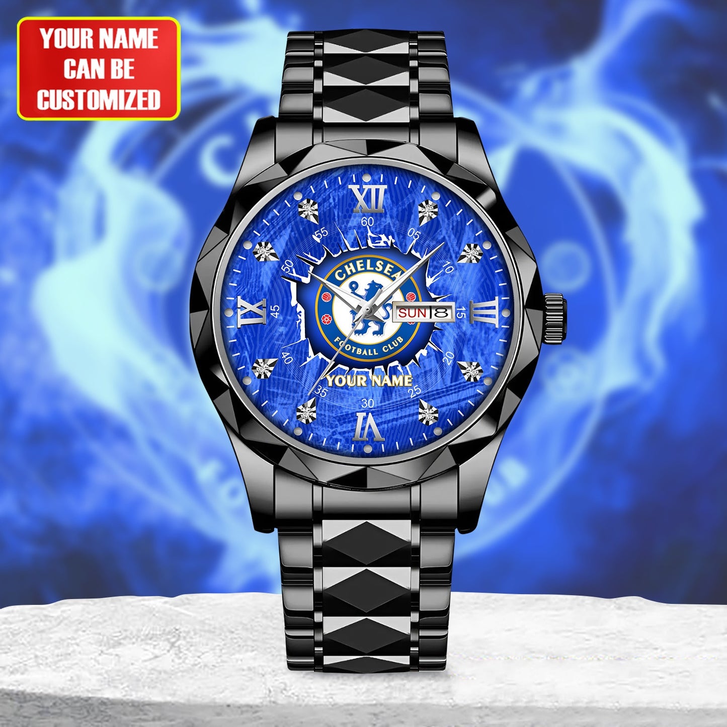 Personalized Chelsea Champions Alloy Charley Watch V2