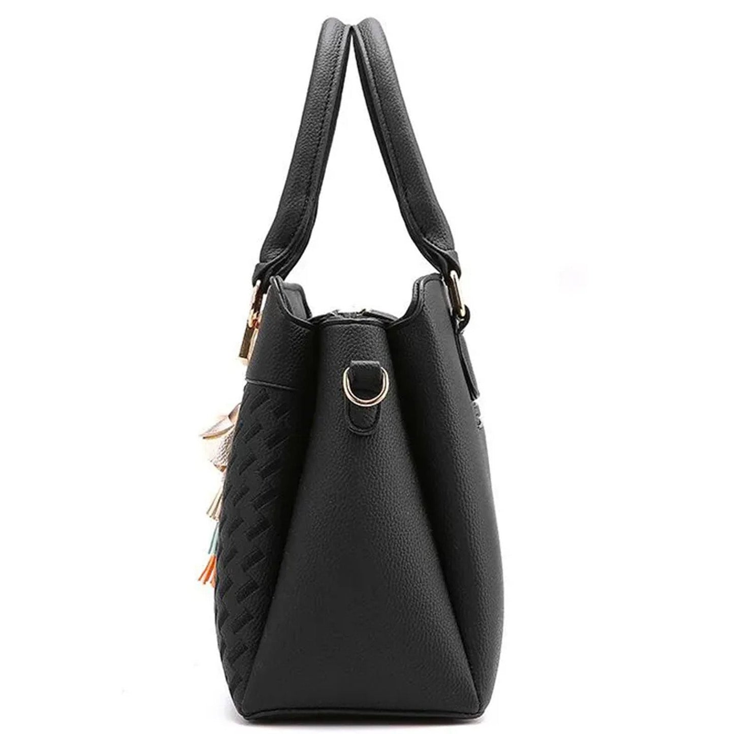 BW Custom Name Classic Leather Handbag