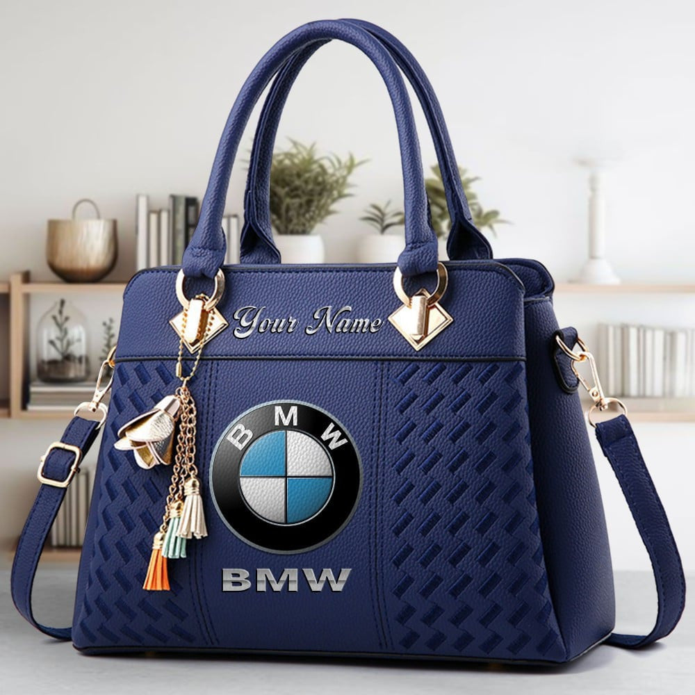 BW Custom Name Classic Leather Handbag