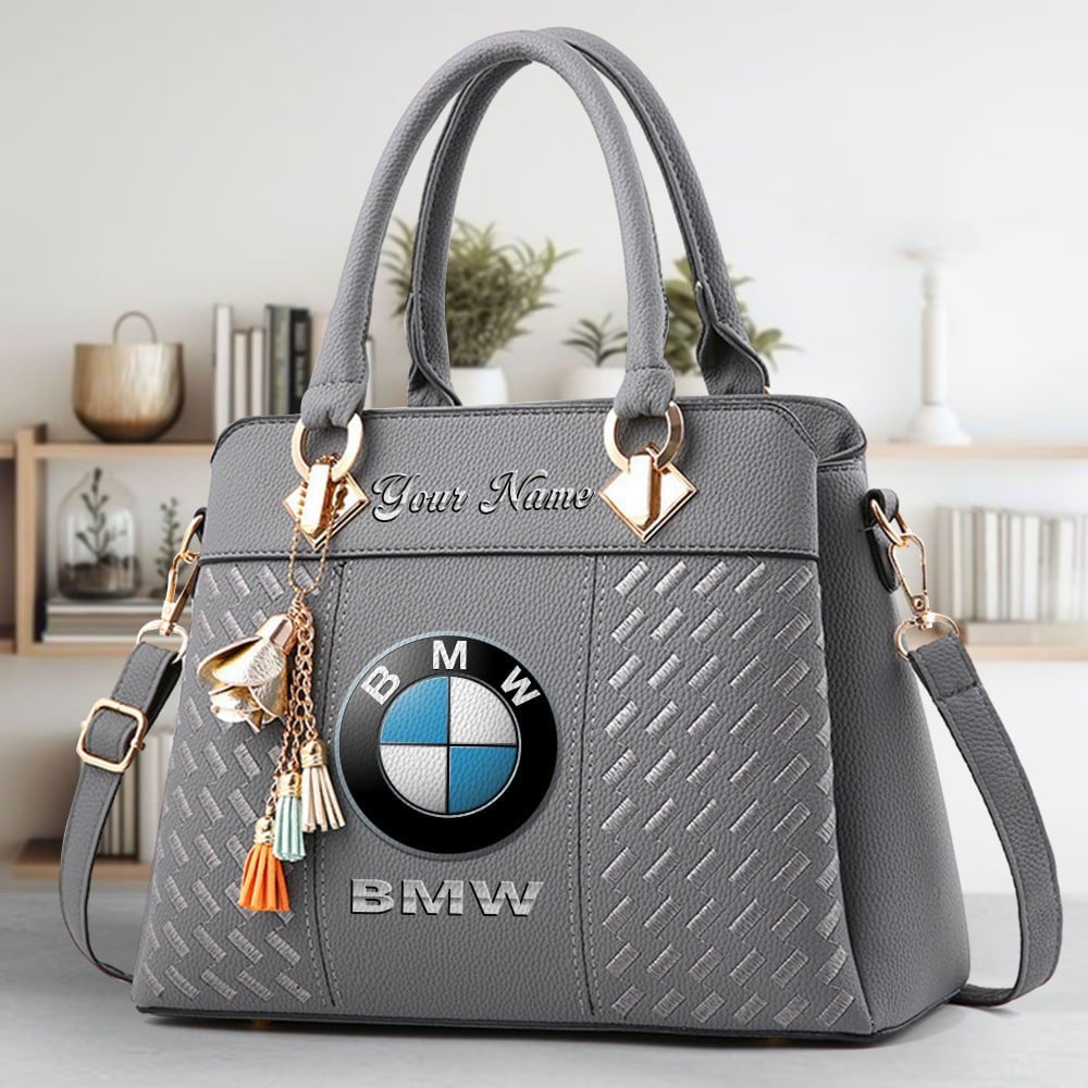BW Custom Name Classic Leather Handbag